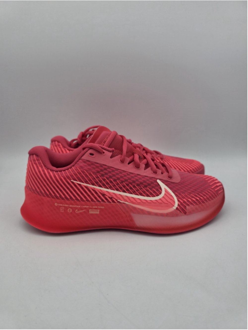 Nike Court Air Zoom Vapor 11 HC Tennis Shoes Aster Pink DR6965-600 Womens Size 8
